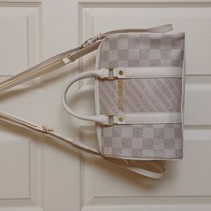 Steve Madden Cream Bkali Satchel